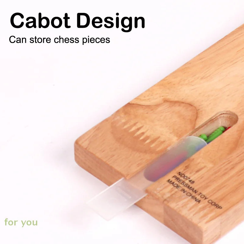 Wood Cribbage Board Game