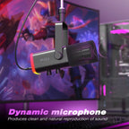 Microphone with Touch Mute Button